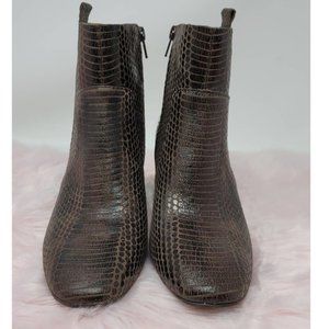 Kork Ease Leyland Snakeskin Boots Sz 6.5